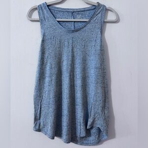 GAP Women's Heather Blue Tank Top